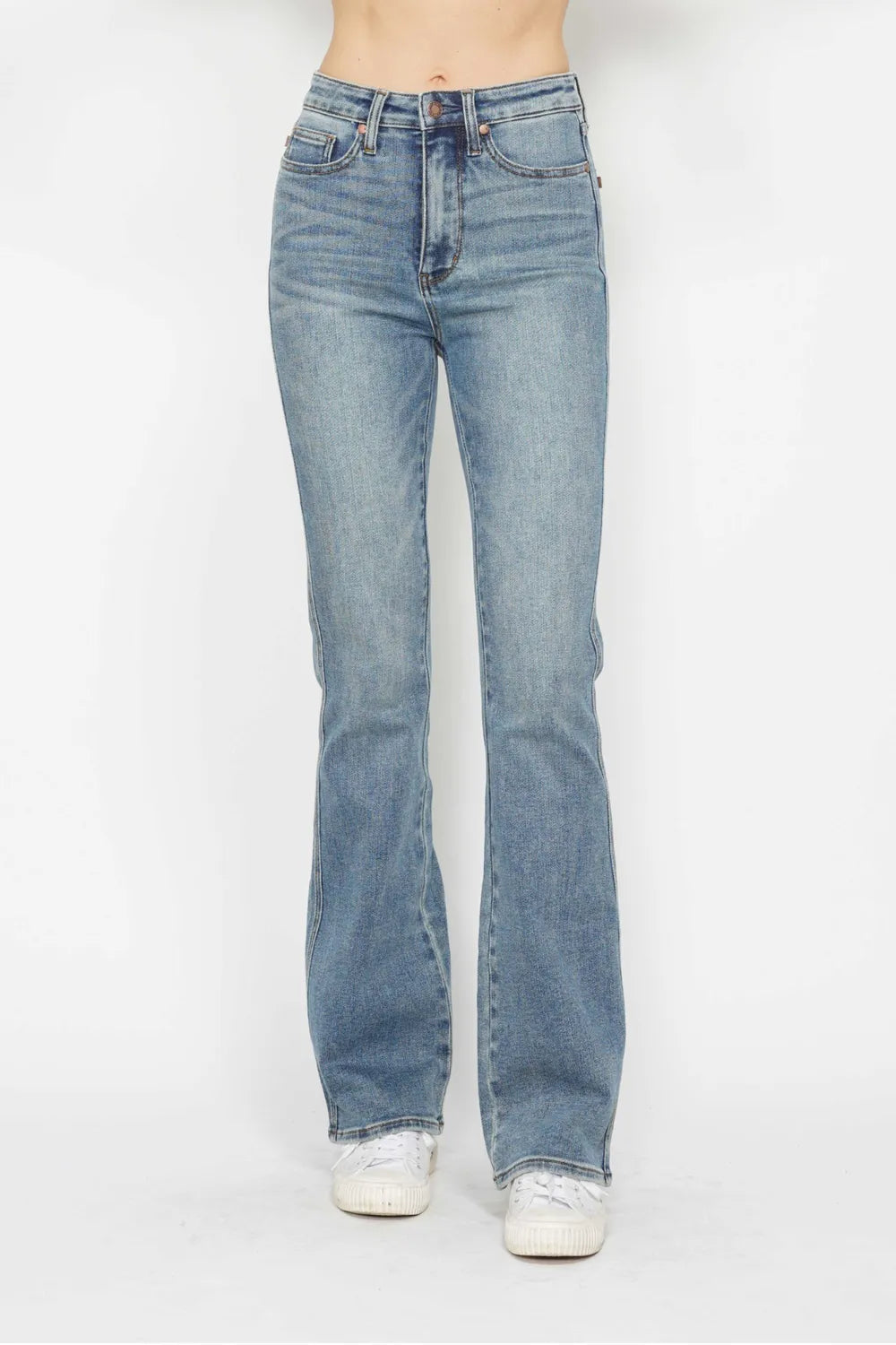 Judy Blue tummy control bootcut jeans with embroidered back pockets, photo 13 of 18