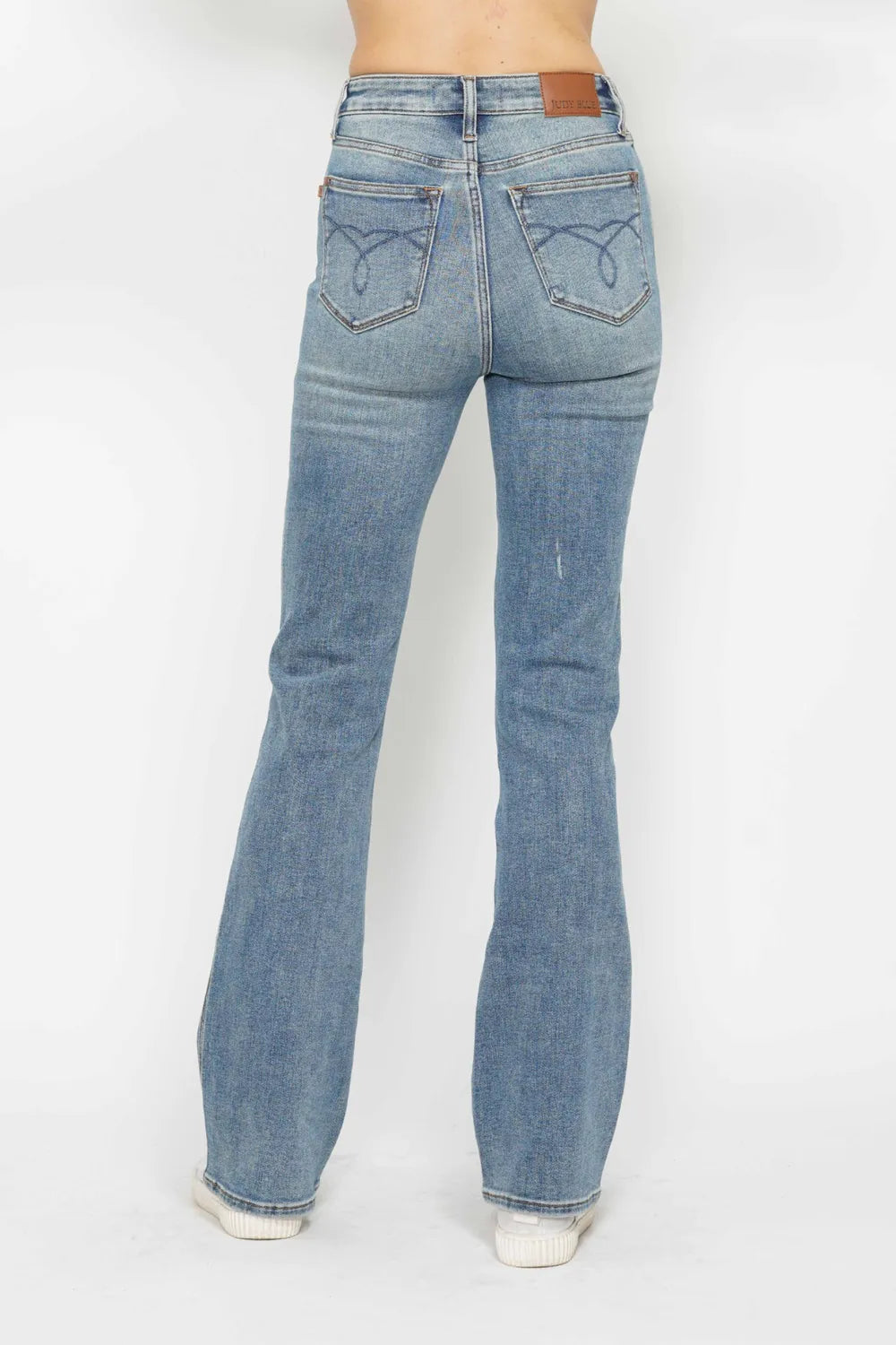 Judy Blue tummy control bootcut jeans with embroidered back pockets, photo 15 of 18