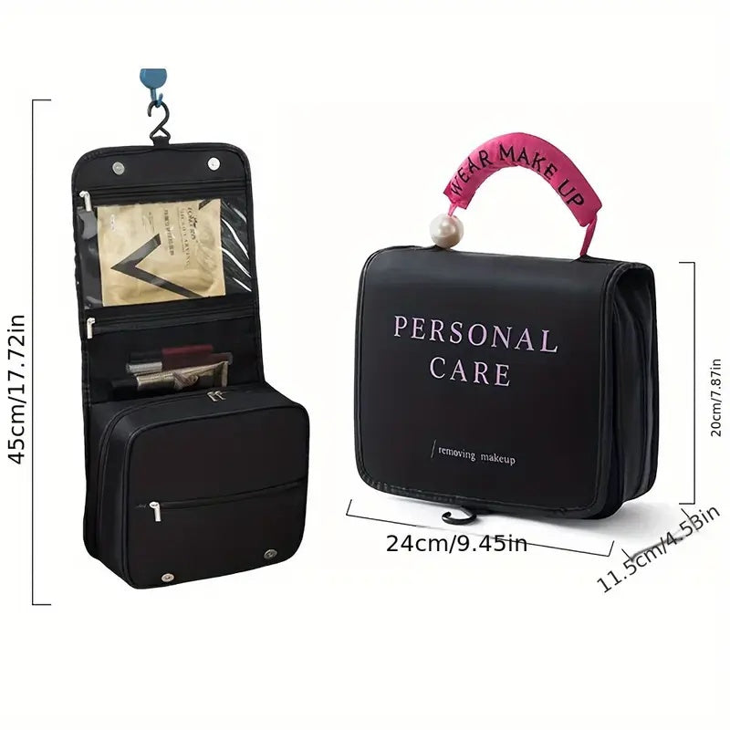 Luxury Hanging Toiletry Pouch – Stylish & Functional Bag for Bathroom & On-the-Go Use