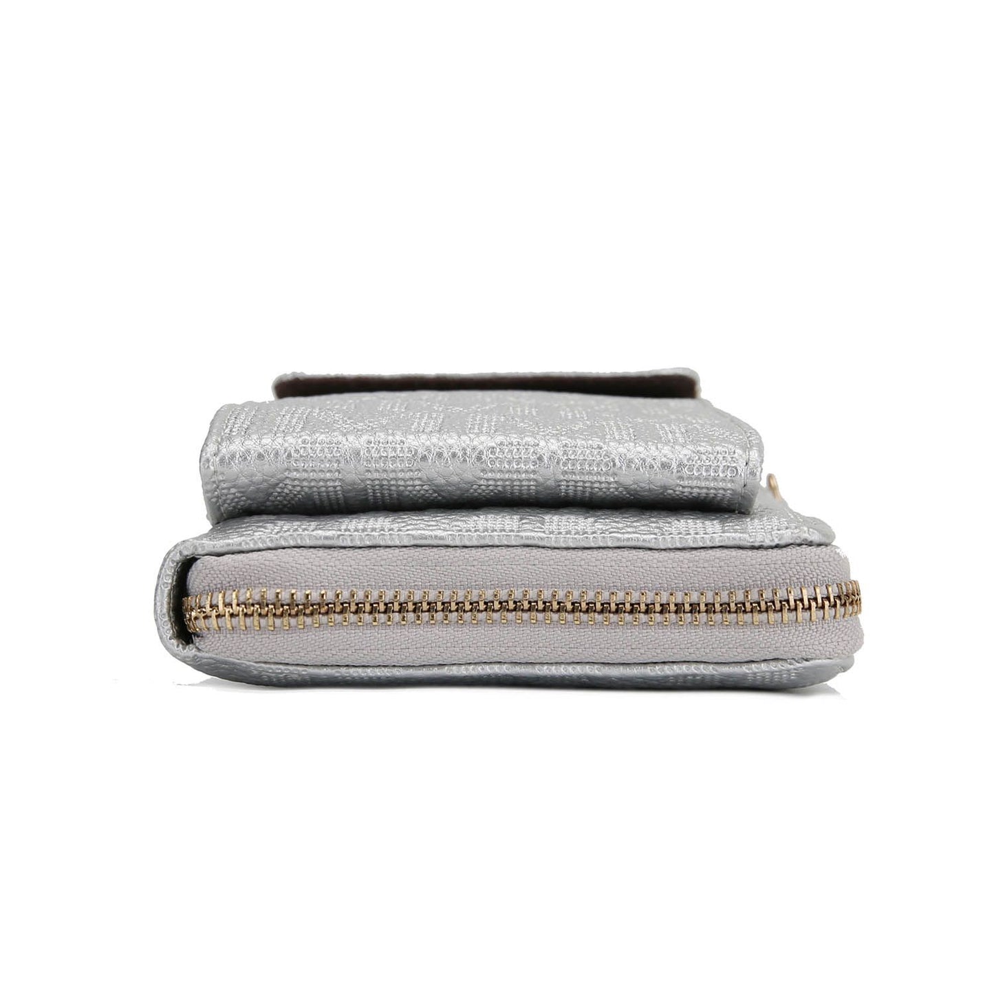 MKF Collection Caddy Vegan Leather Women Phone Wallet Crossbody by Mia k