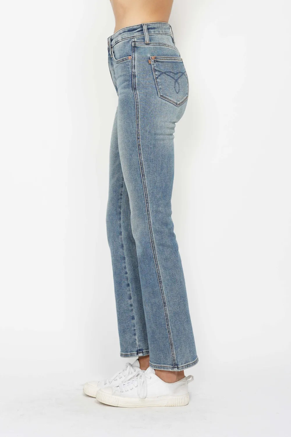 Judy Blue tummy control bootcut jeans with embroidered back pockets, photo 8 of 18