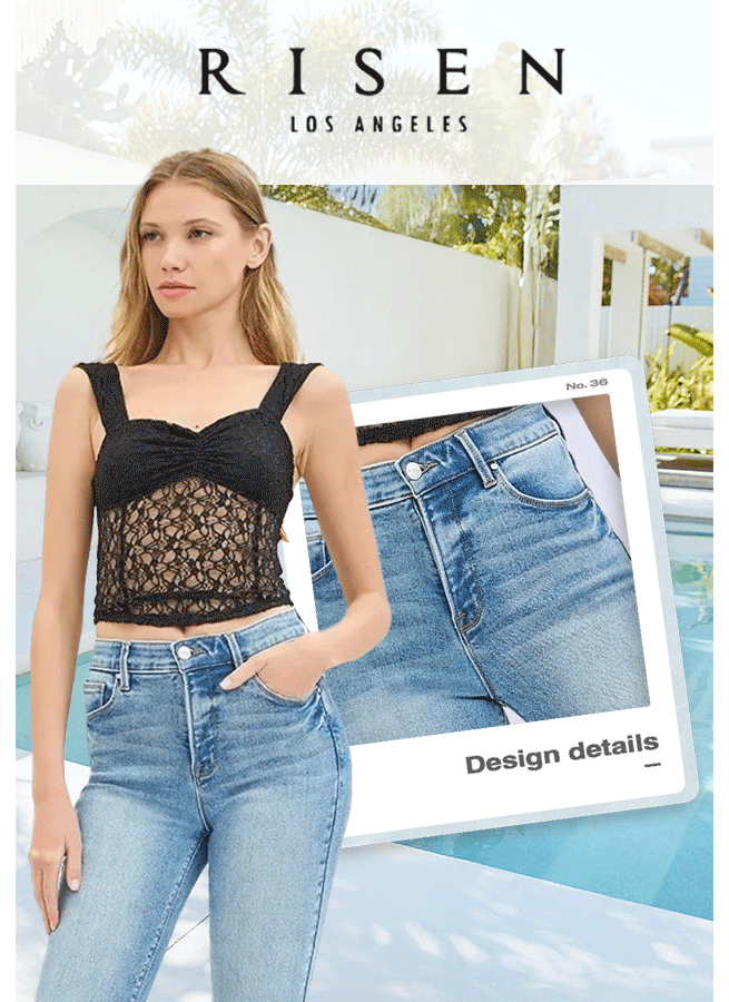 RISEN high-rise jeans – Trenzora