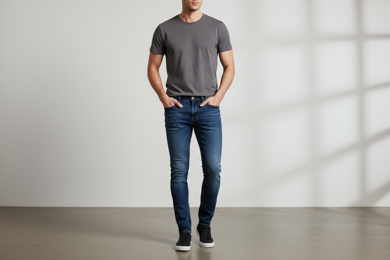 Men’s blue denim jeans – Trenzora