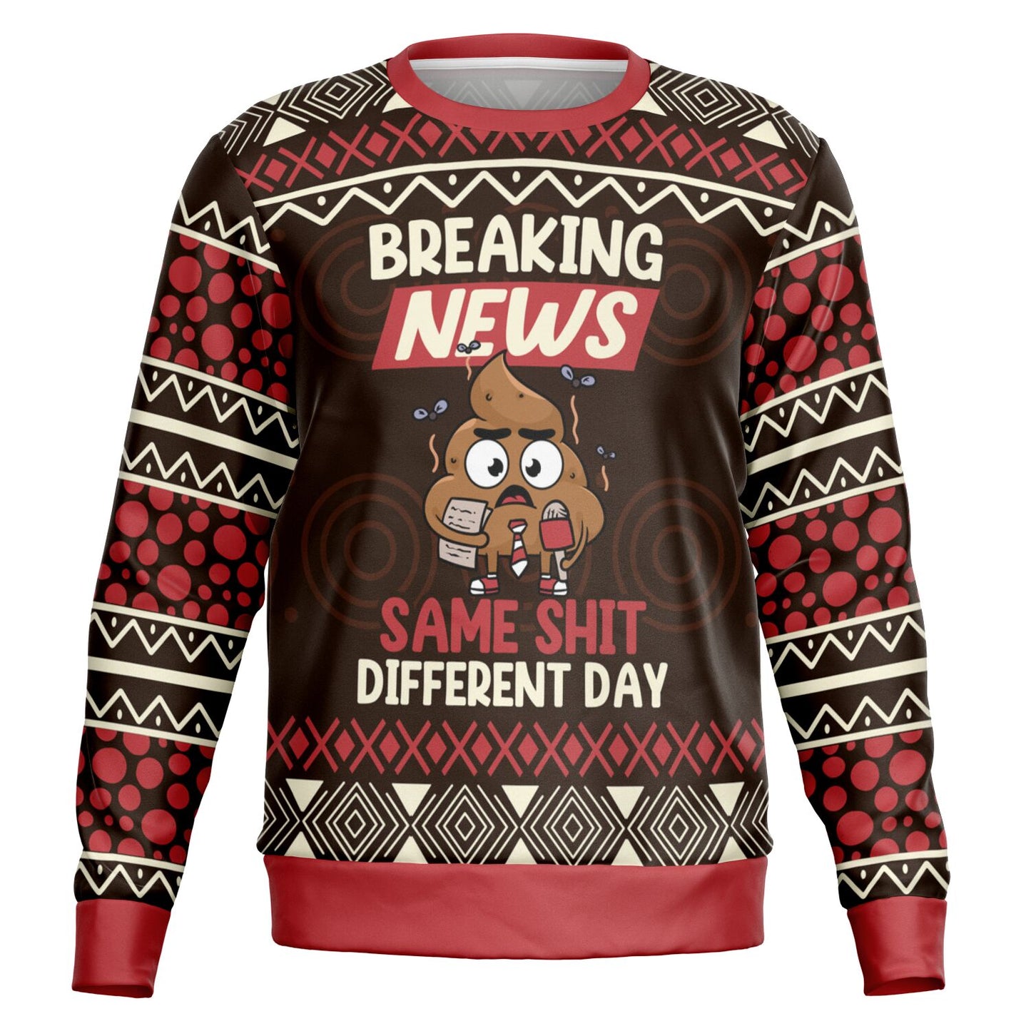 Breaking News: Same Shit Different Day Sweatshirt – Funny & Playful Apparel 📰💩