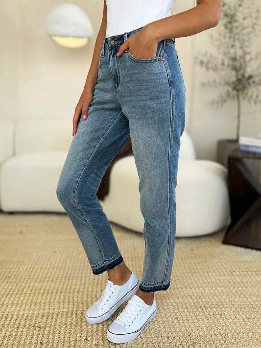 Holiday Denim + Sequin Bow Sweater – jeans