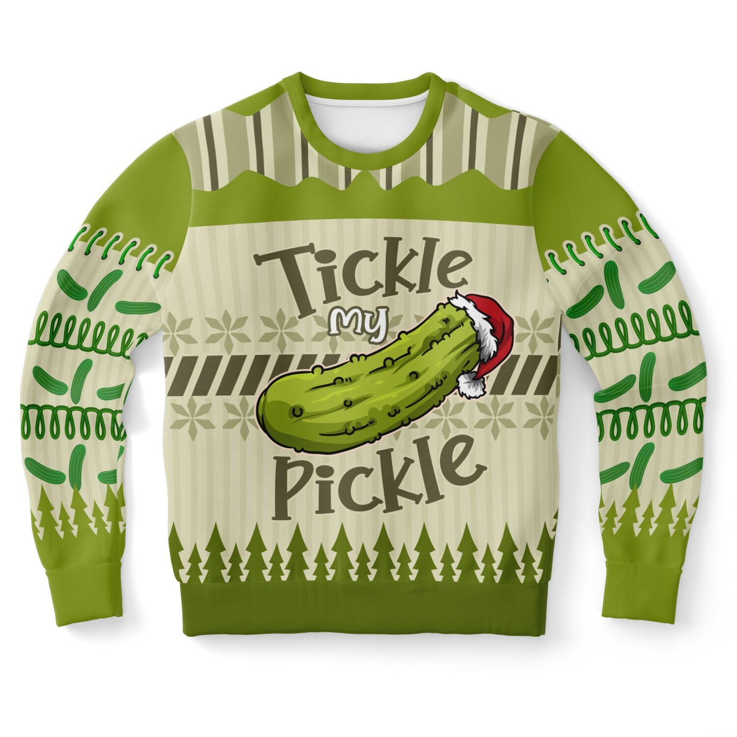 Tickle My Pickle Holiday Sweatshirt - Festive & Cheeky Christmas Humor