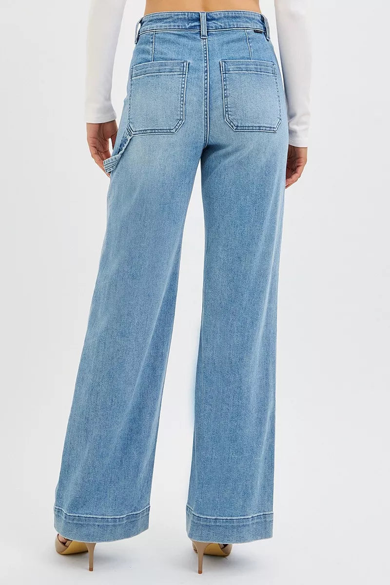 RISEN high rise straight leg jeans, photo 5 of 6
