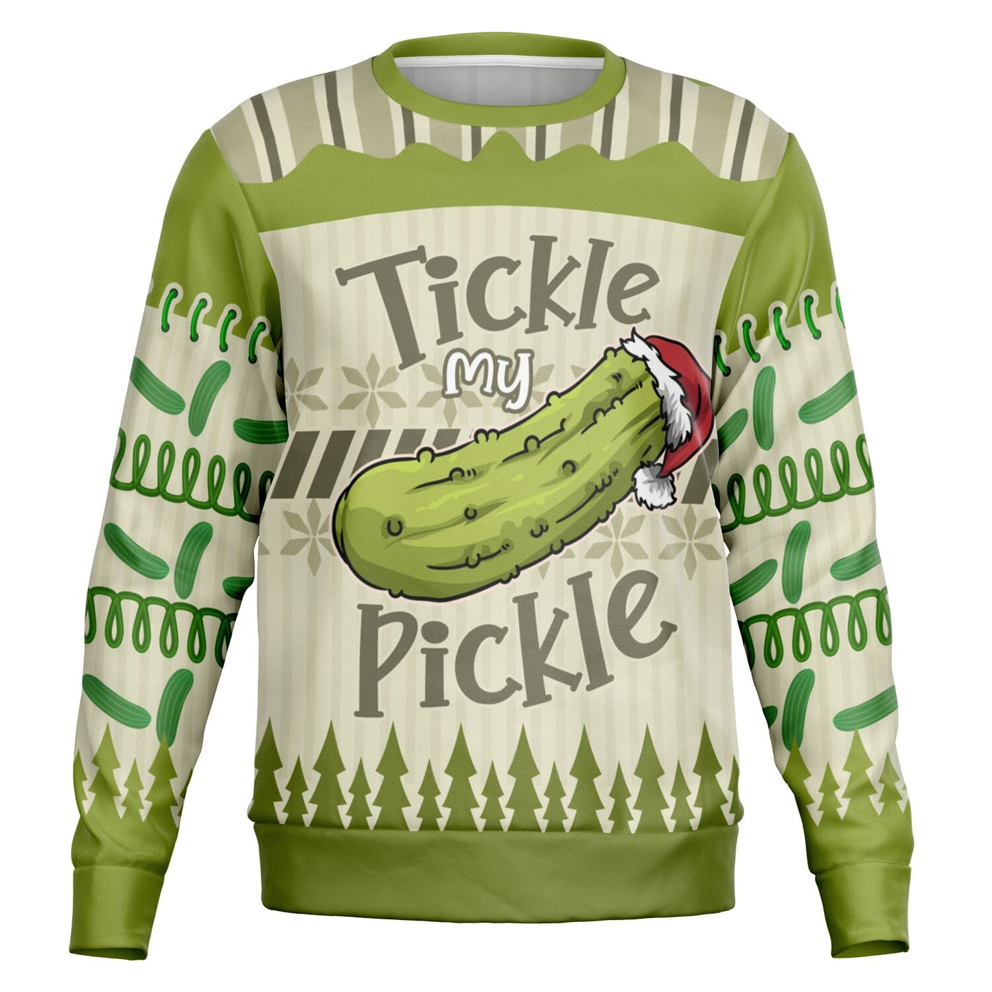 Tickle My Pickle Holiday Sweatshirt - Festive & Cheeky Christmas Humor