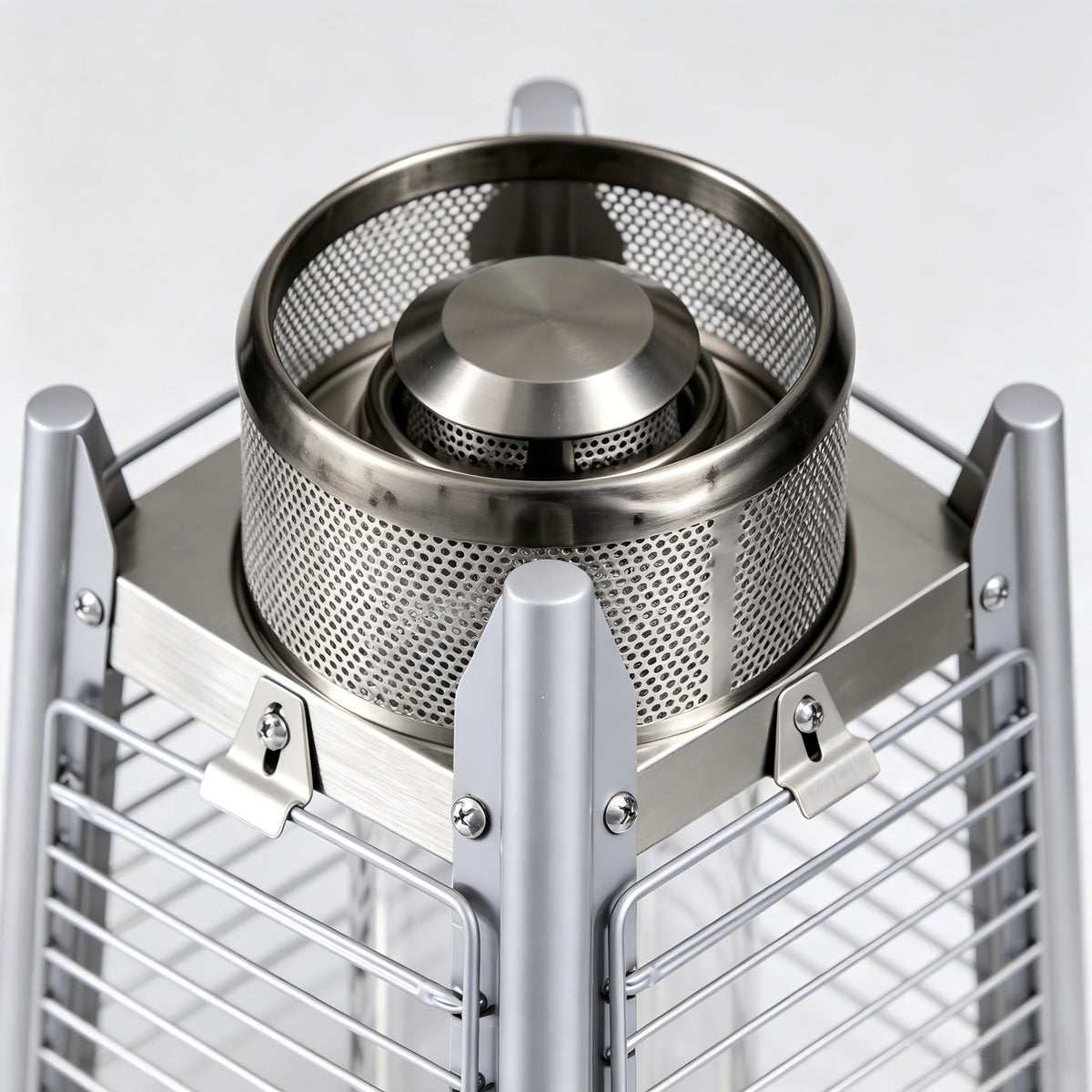 Outdoor Flame Tower Patio Heater - Stainless Steel