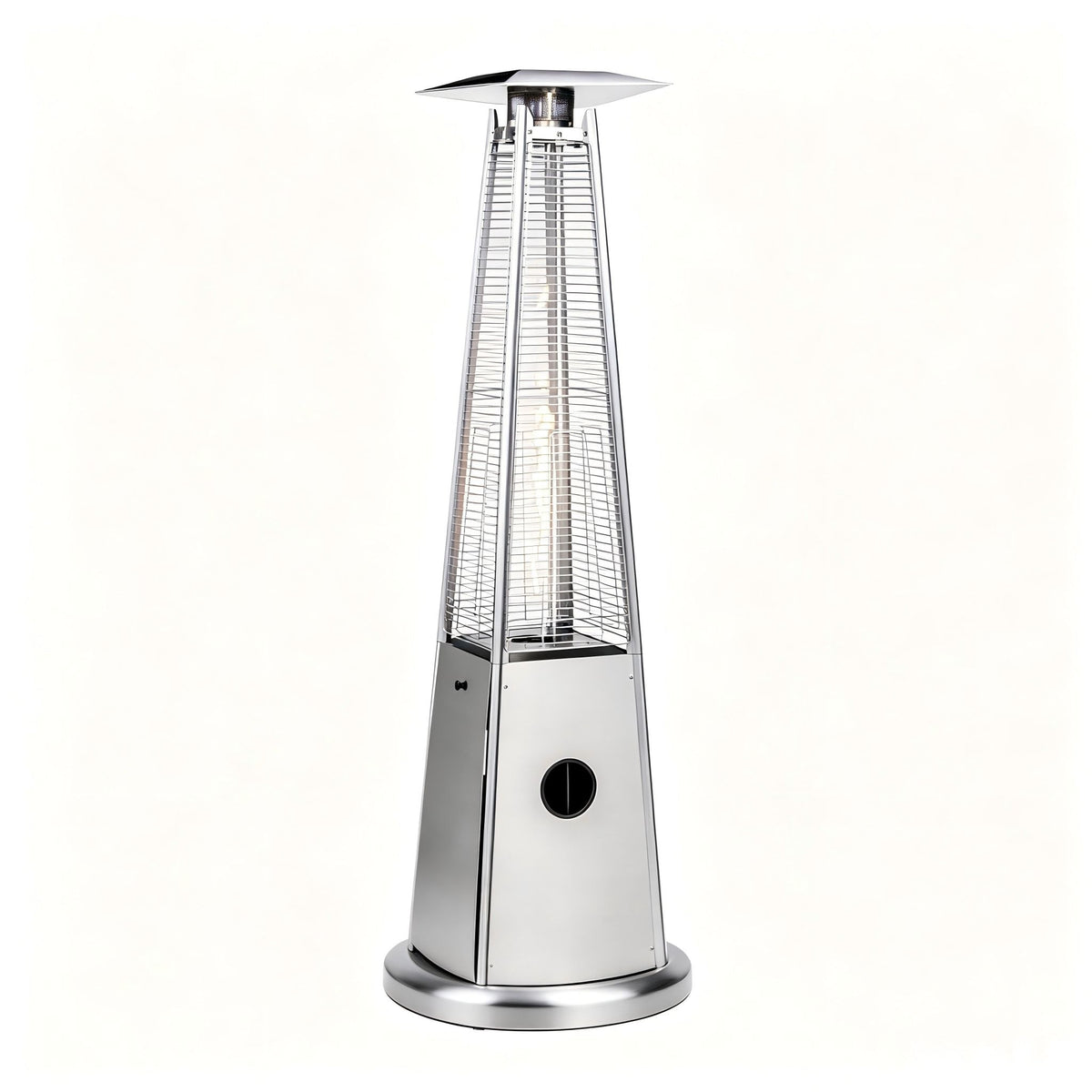 Outdoor Flame Tower Patio Heater - Stainless Steel