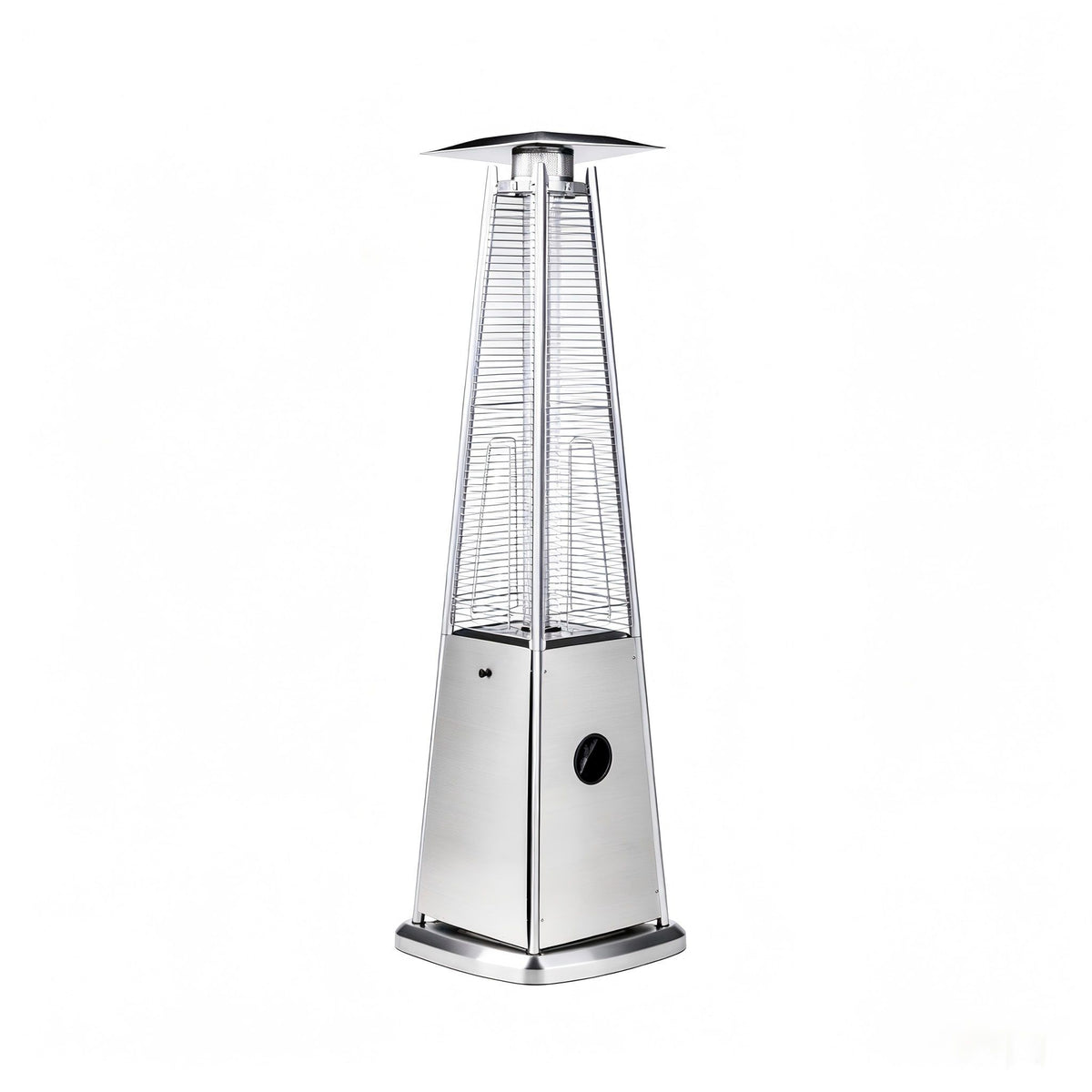 Outdoor Flame Tower Patio Heater - Stainless Steel