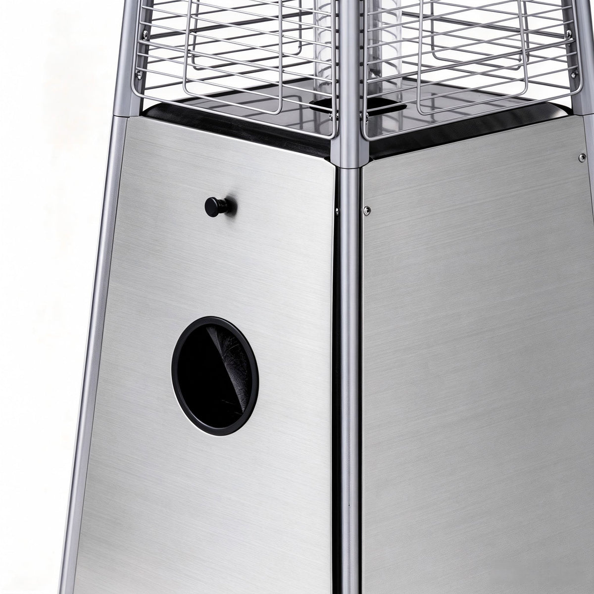 Outdoor Flame Tower Patio Heater - Stainless Steel