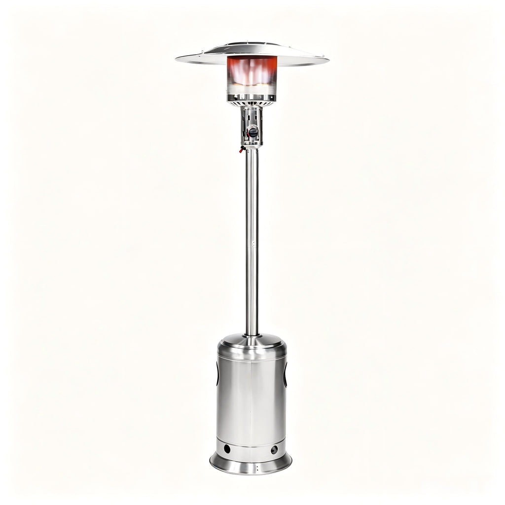 Standing Patio Heater - Stainless Steel