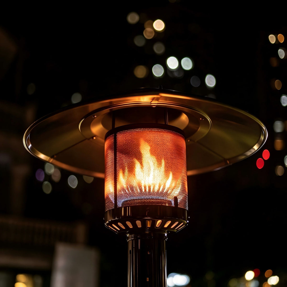 Standing Patio Heater - Stainless Steel