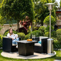 Standing Patio Heater - Stainless Steel