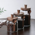 Glass Coffee Jars with Spoons, Candy Jars, Biscuit Jars, Storage Jars, Tea Jars, Snack Jars, Seasoning Jars, Salt Jars, Pepper Jars