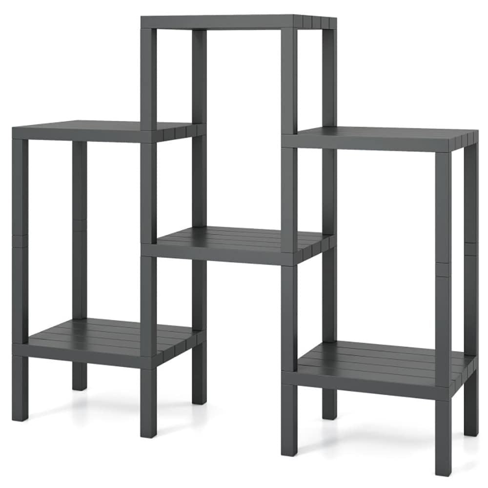 6-Tier Plastic Modular Storage Shelves for Living Room and Kitchen Quality for The Living Room, Bathroom and Kitchen