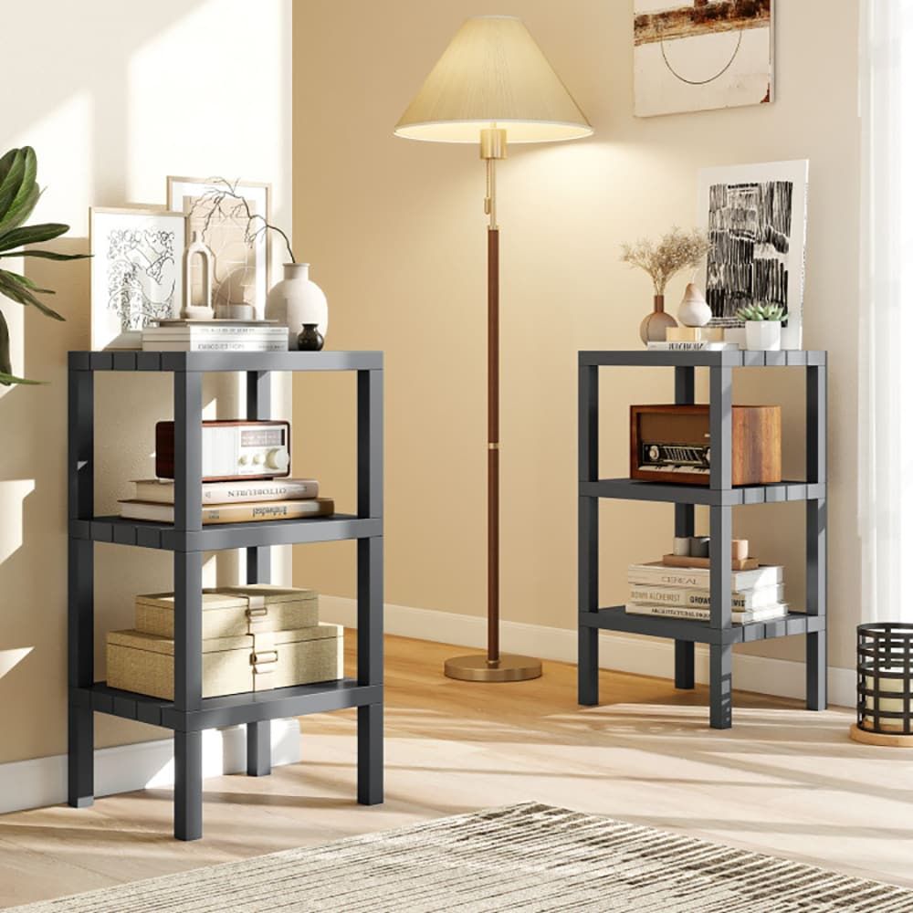 6-Tier Plastic Modular Storage Shelves for Living Room and Kitchen Quality for The Living Room, Bathroom and Kitchen