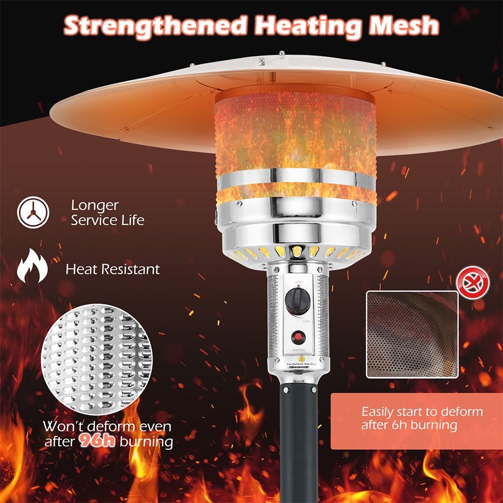 48000 BTU Propane Patio Heater with Round Table Design