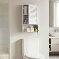 Bathroom Wall Mount Storage Cabinet Single Door with Height Adjustable Shelf