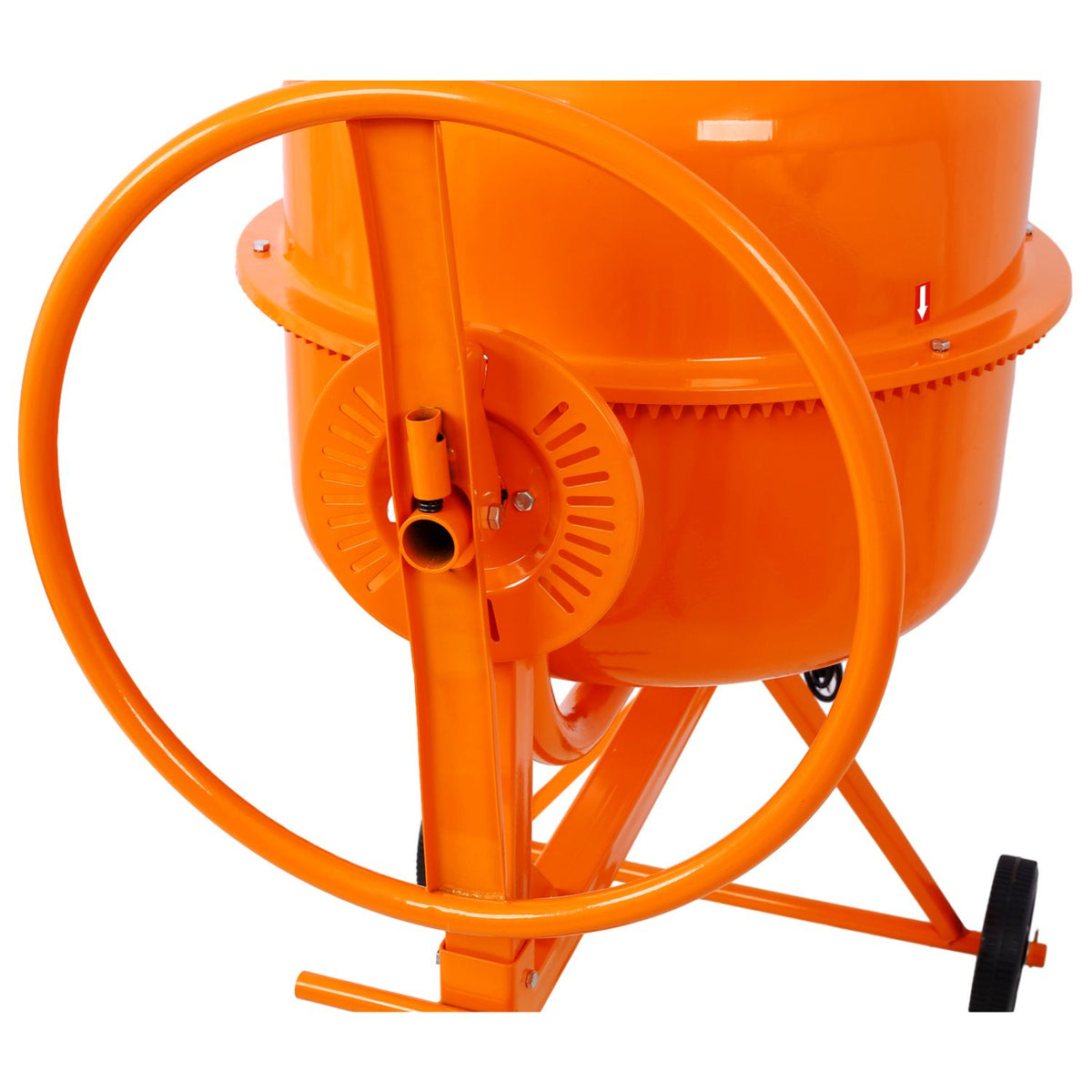 Cement Mixer,5 Cu. Ft Electric Concrete Mixer Machine, 650W AC Motor Portable Power Cement Mixers for Mortar, Stucco and Fodder