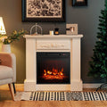 27 Inch Freestanding Fireplace with Remote Control