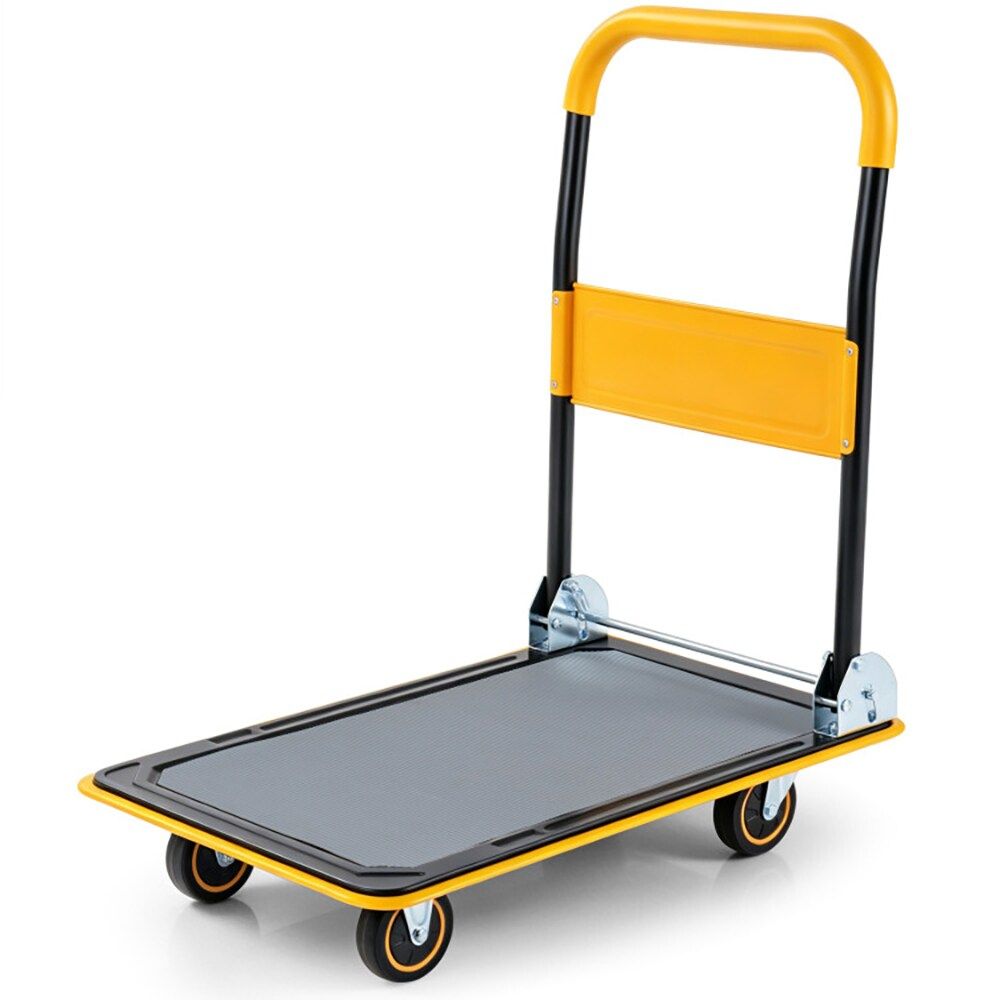 Heavy Duty Foldable Push Cart Dolly with 560 lbs Weight Capacity