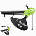 3-in-1 Corded Leaf Blower, Vacuum And Mulcher, 500 CFM 167 MPH Electric Yard Cleaner with 10.57gal Collection Bag