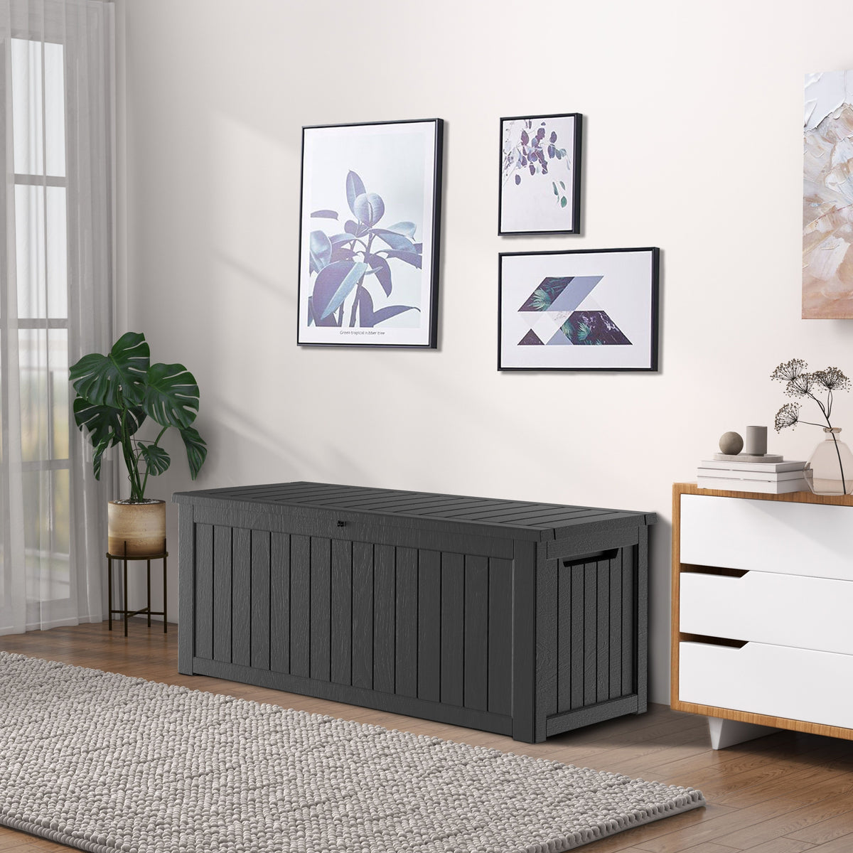 230GAL Deck Box (248) - Black
