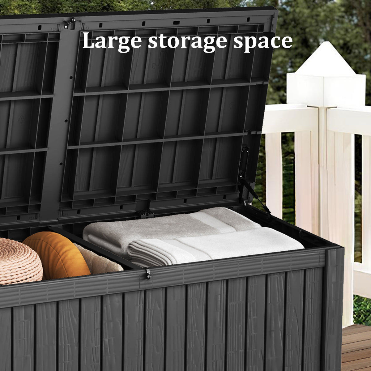230GAL Deck Box (248) - Black