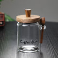 1 Pcs 18.5 OZ Glass Coffee Jars With Spoons, Candy Jars, Biscuit Jars, Storage Jars, Tea Jars, Snack Jars, Seasoning Jars, Salt Jars, Pepper Jars
