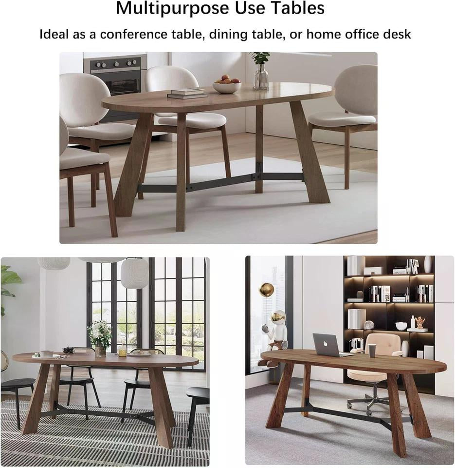 Minimalist Home Desks, Computer Desks & 6-Person Small Conference Tables, Multi-purpose Office Meeting Desk