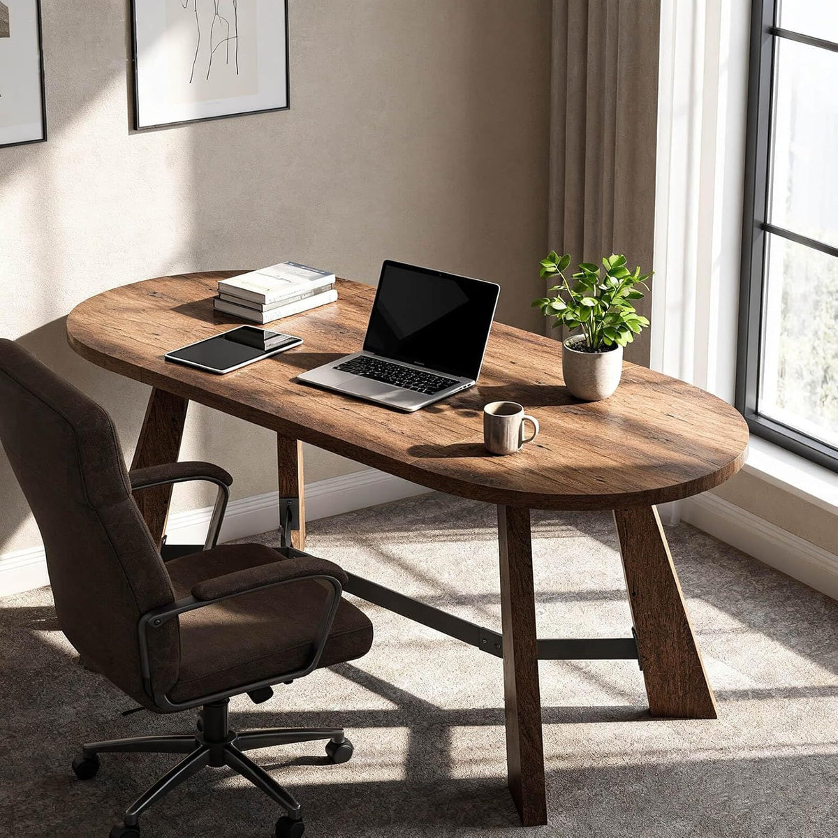 Minimalist Home Desks, Computer Desks & 6-Person Small Conference Tables, Multi-purpose Office Meeting Desk