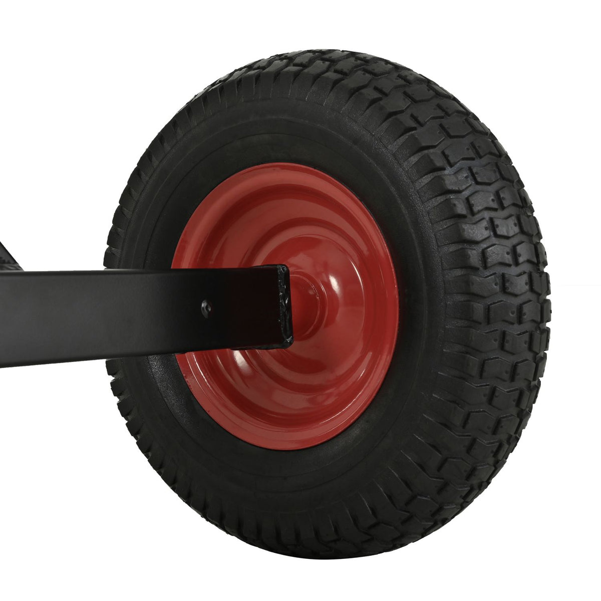 Versatile Heavy Duty Tri-Wheels 1100lbs Trailer Dolly Load Capacity, Trailer Mover, with 2" Hitch Ball, 18''-25'' Adjustable Height. Moving Trailer, RV,Boat, Farming Equipments, Black