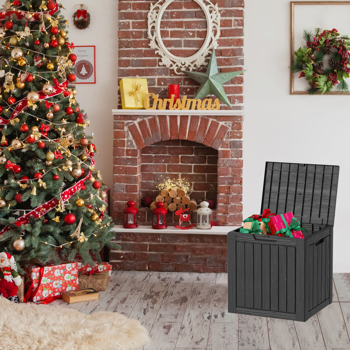 30Gallon Deck Box - Black