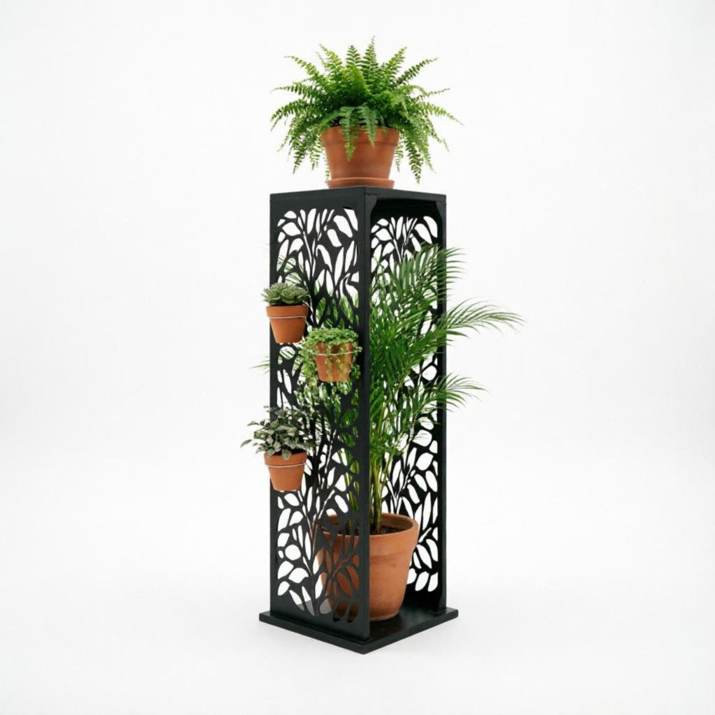 Sturdy Fireplace Log Holder,Log Storage Tower,Freestanding Log Holder,Aesthetic Firewood Caddy