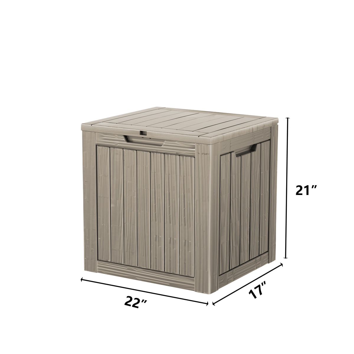 30Gallon Deck Box - Light Coffee