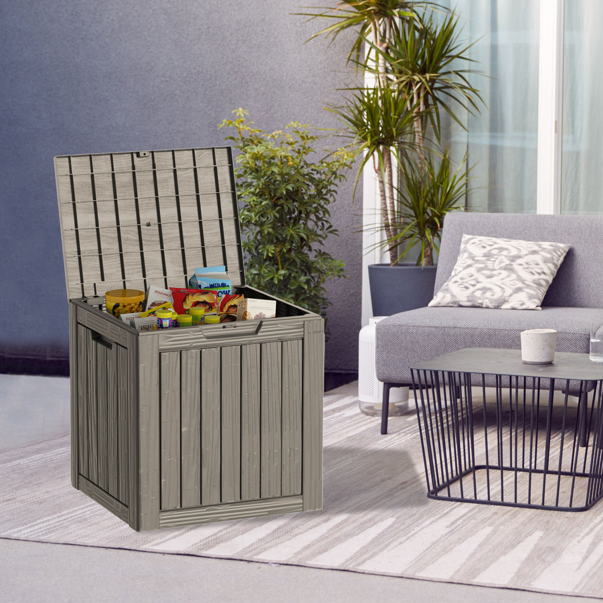 30Gallon Deck Box - Light Coffee