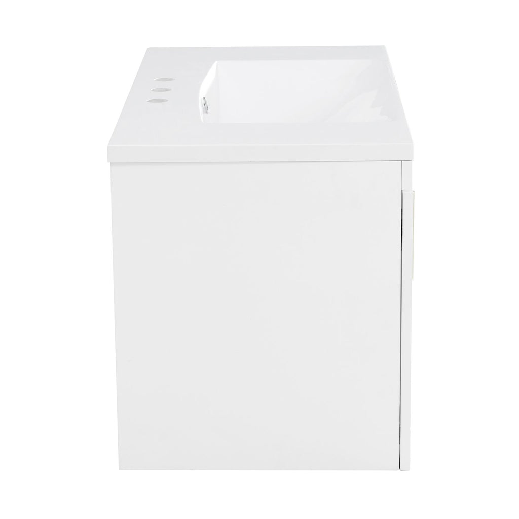 36'' Wall Mounted Bathroom Vanity, Floating Bathroom Storage Cabinet with 2 Drawers (Same as N710S236003K)