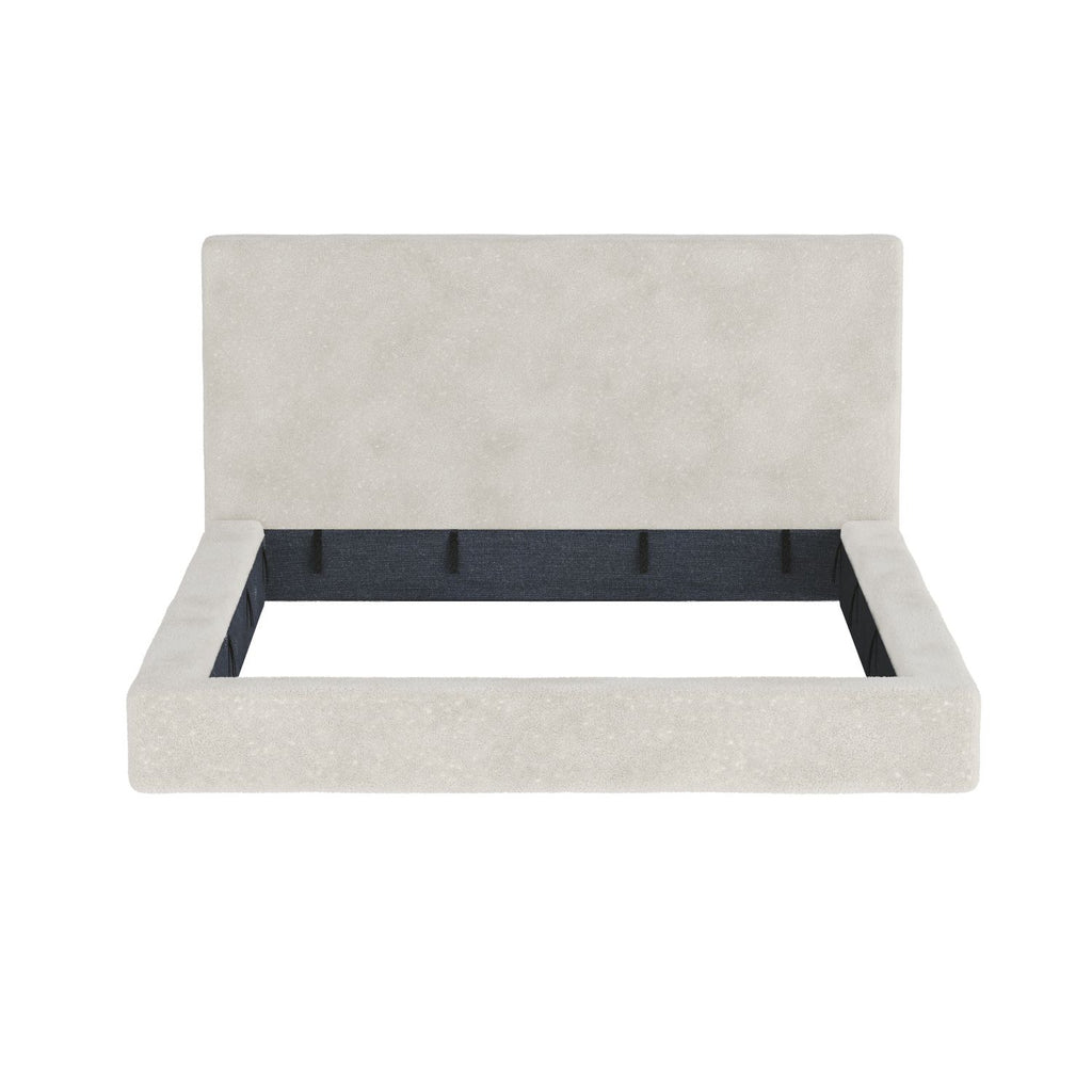 AirFrame Queen Frameless Bed Surround, 8.7'' Cloud Upholstered sponge cushion, Easy Assembly (Excluding bed frame), Off-white.