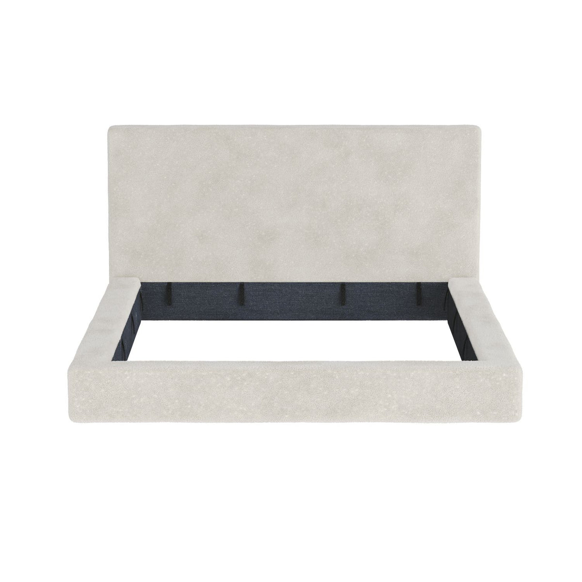 AirFrame Queen Frameless Bed Surround, 8.7'' Cloud Upholstered sponge cushion, Easy Assembly (Excluding bed frame), Off-white.