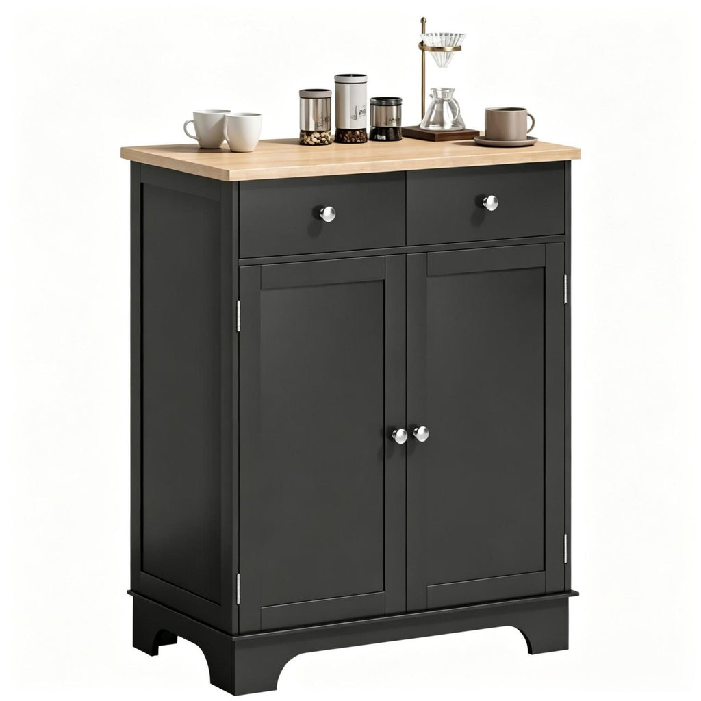 Versatile Kitchen Cabinet with Open and Closed Storage Zones,Stylish Buffet Cabinet,Sideboard,Kitchen Storage Cabinet