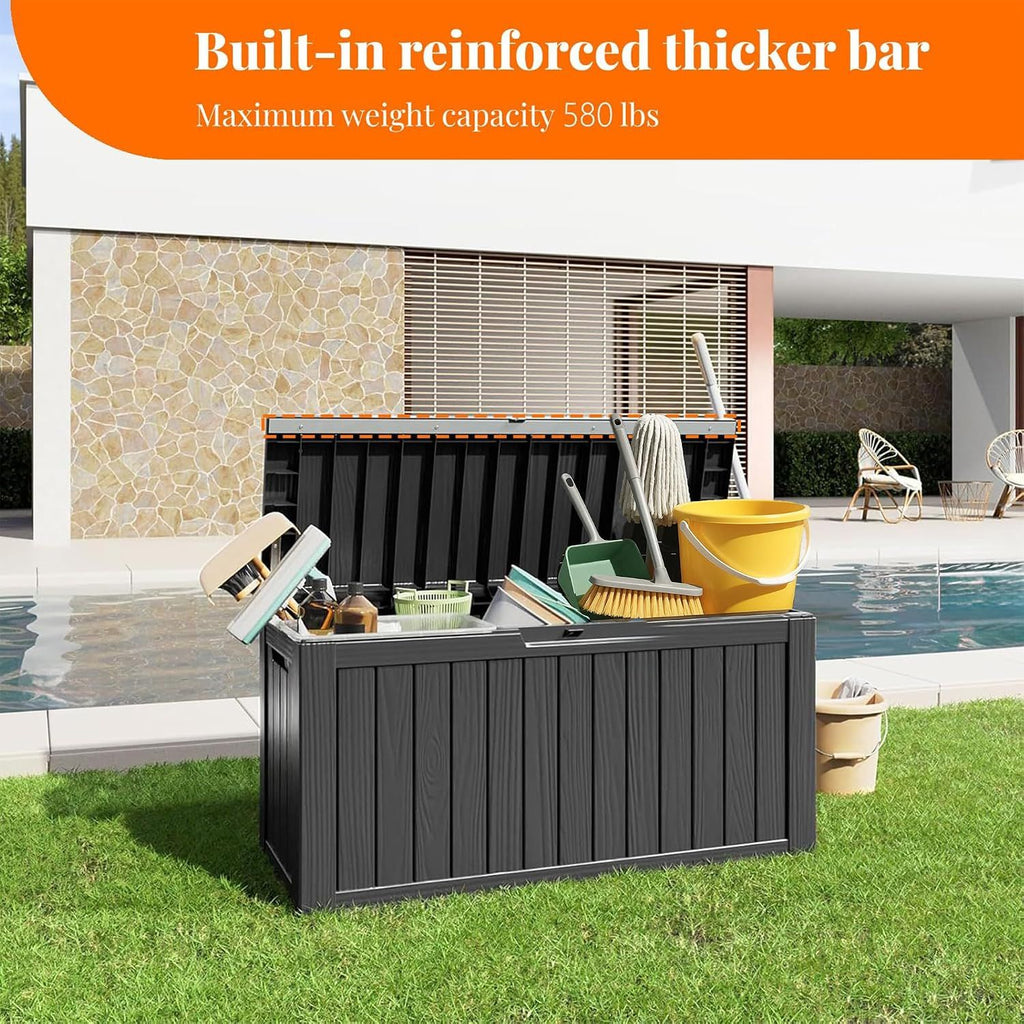 80Gallon Deck Box - Black