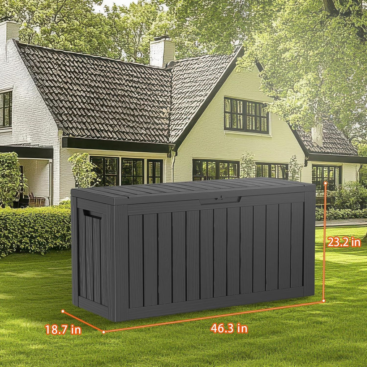80Gallon Deck Box - Black