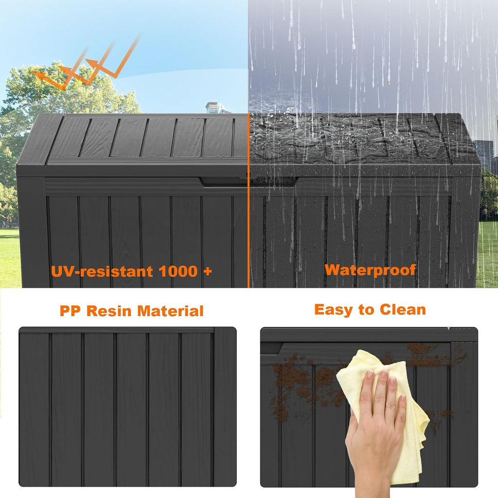 80Gallon Deck Box - Black