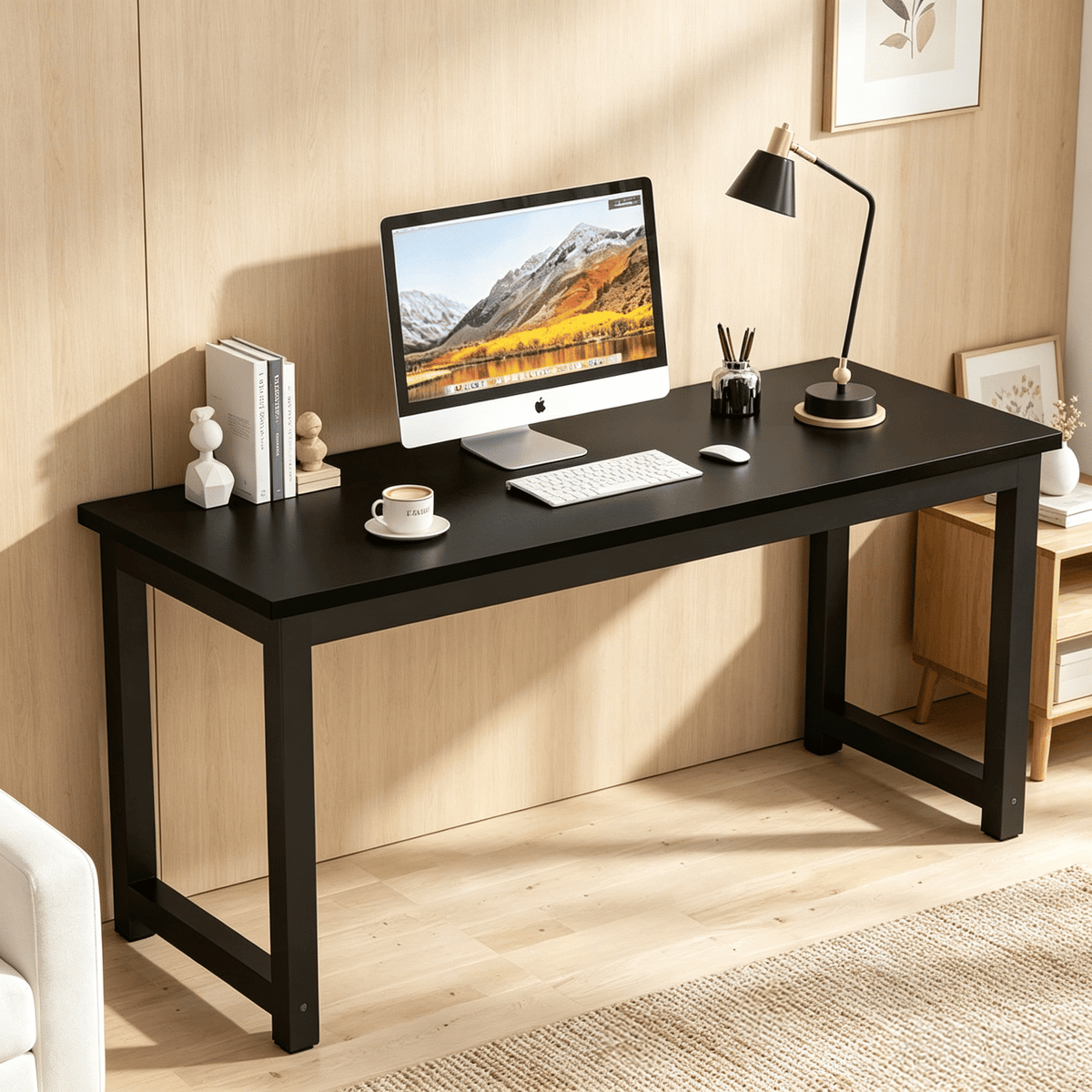Office Desk Computer Table - Study Writing Desk for Home And Office Environment
