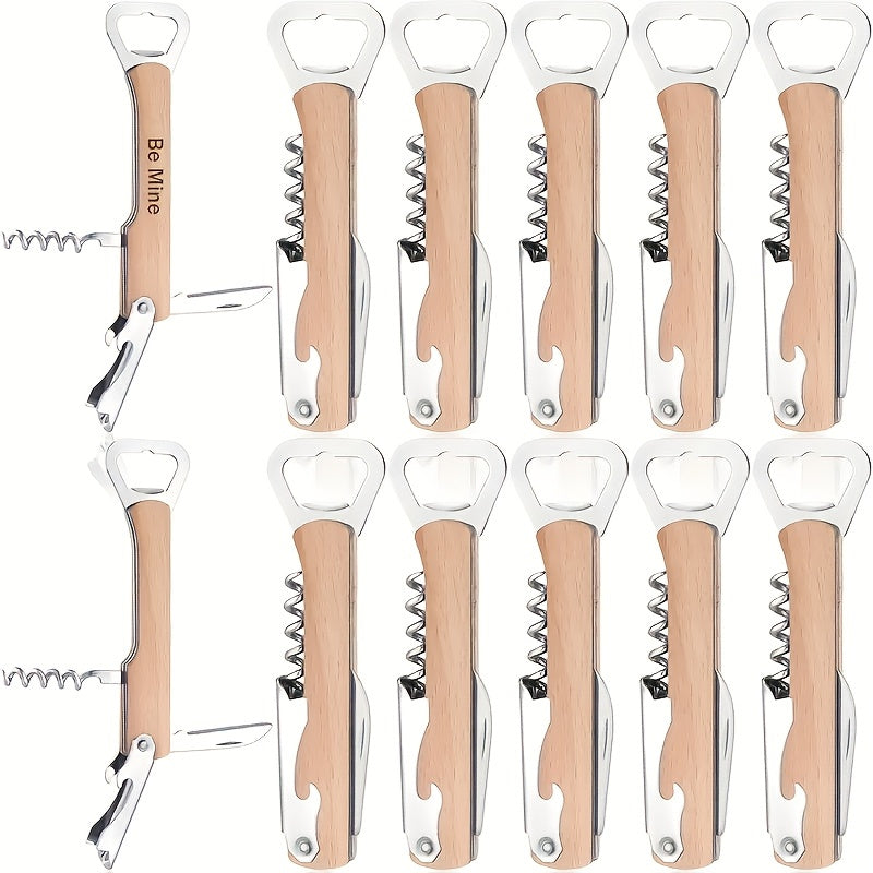 50 Pack Laser-engraved Multifunctional Creative Portable Bottle Opener Beer Wine Wine Bottle Opener Home Bottle Opener