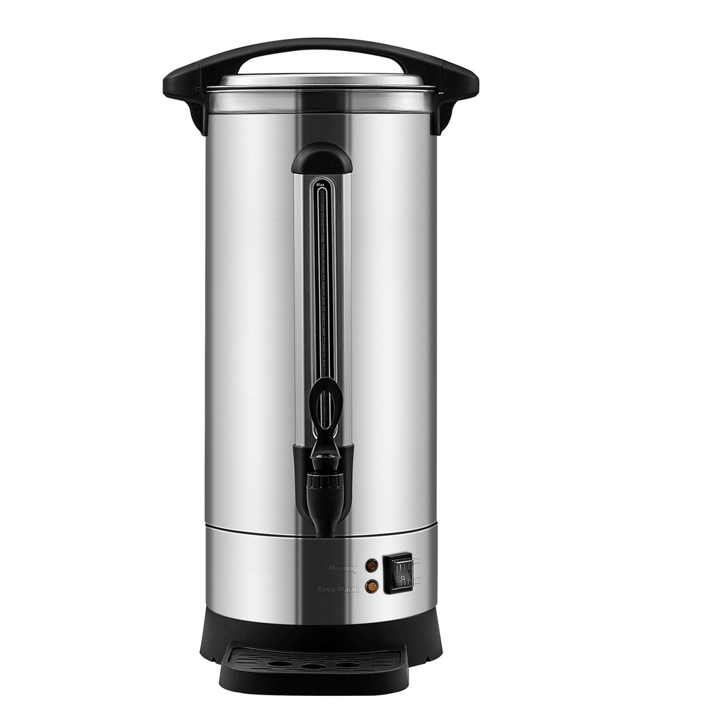 Commercial Coffee Urn (110 cups) – Stainless Steel Coffee Dispenser with Fast-Brew Function; drip coffee maker; stainless steel drip coffee maker; suitable for restaurants, offices, coffee shops