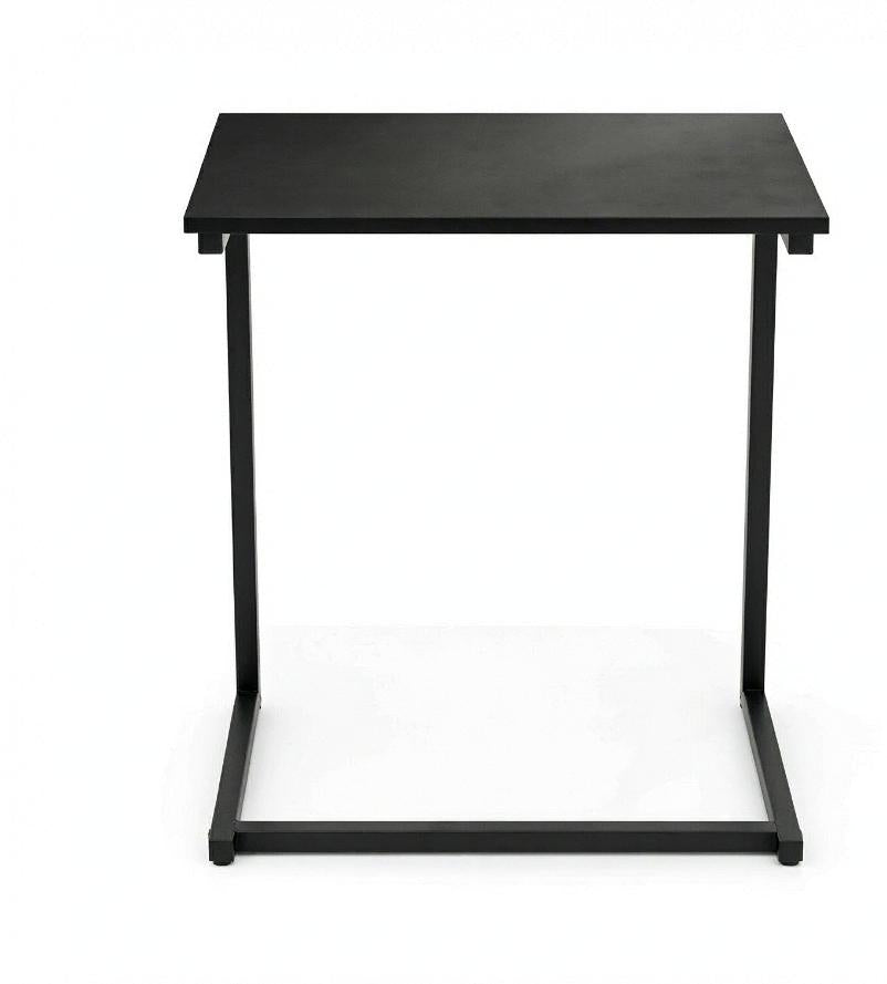 C-Shaped Side Table Sofa Snack End Table Metal Frame Living Room Ottoman Coffee Table Bedroom Reading Lamp Desk