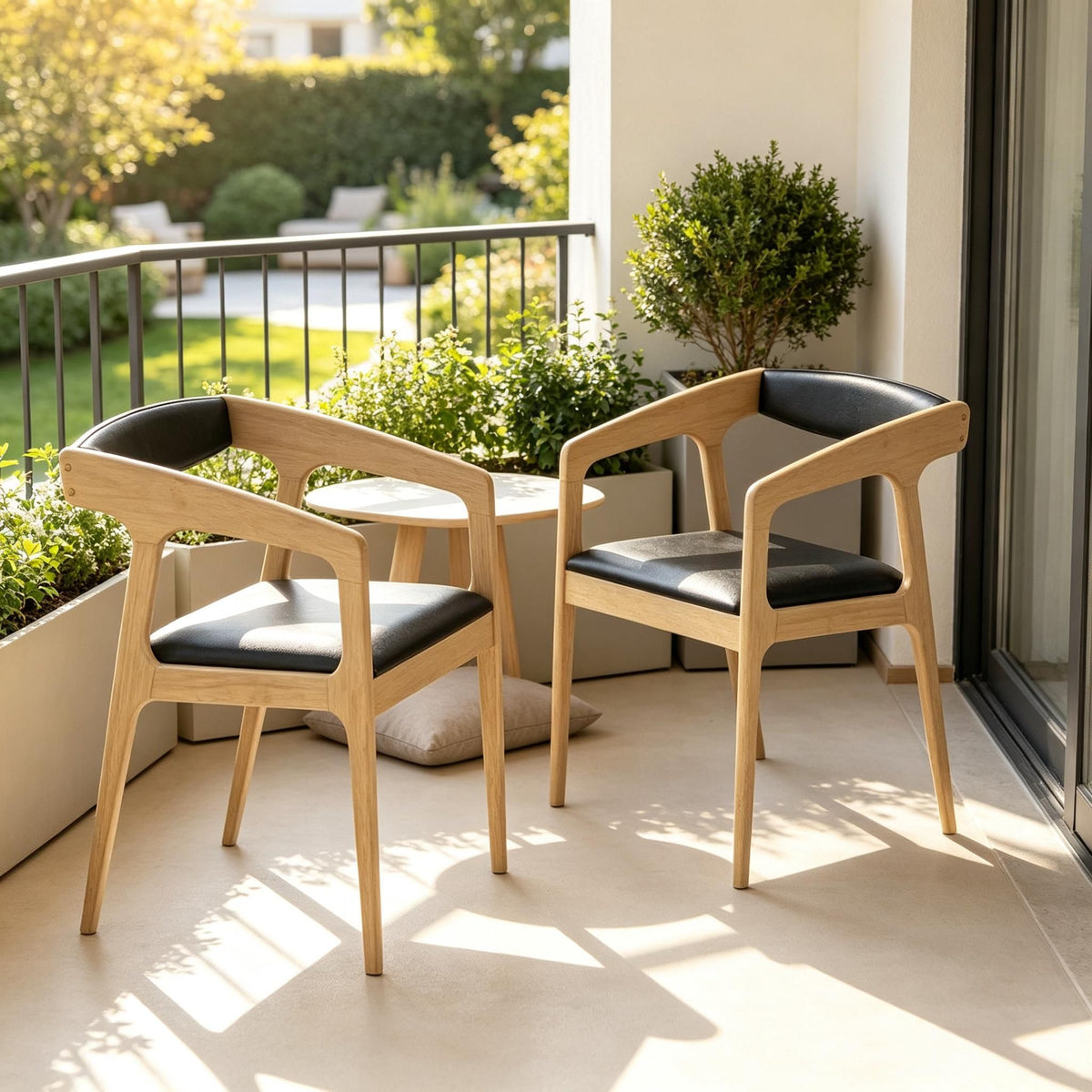 Set of 2 Upholstered Armchairs with Cozy Backrest And Padded Seat Cushion for Comfortable Seating